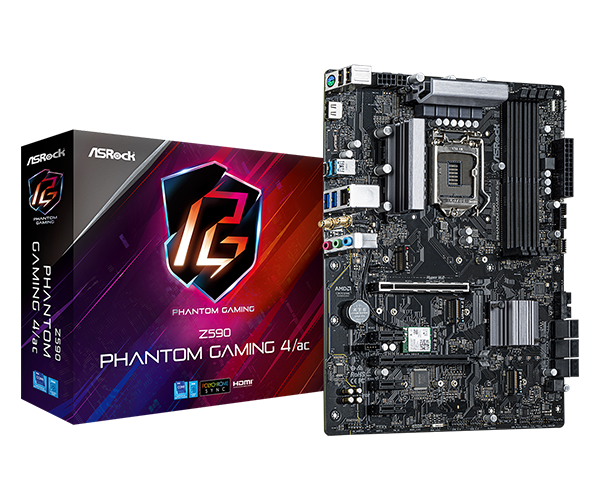 マザーボード ASRock Z590 PhantomGaming 4/ac ASRock | Z590 Phantom Gaming 4/ac